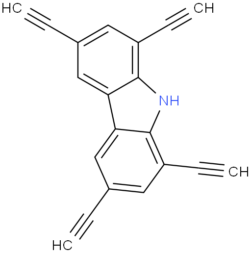 1,3,6,8-Tetraethynyl-9H-carbazole