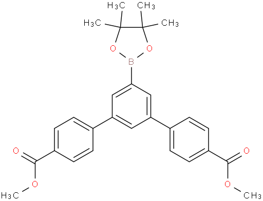 3.5-二(4-甲氧羰基苯基)苯硼酸頻呢醇酯