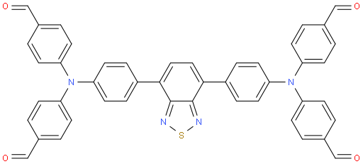 4,4',4'',4'''-((苯并[c][1,2,5]噻二唑-4,7-二基雙(4,1-亞苯基))雙(氮雜三基))四苯甲醛