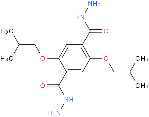 1,4-Benzenedicarboxylic acid, 2,5-bis(2-methylpropoxy)-, 1,4-dihydrazide