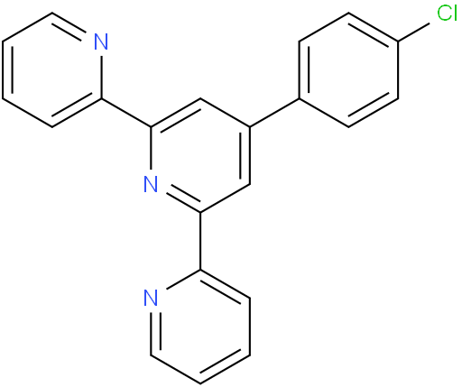 4′-(4-氯苯基)-2, 2′:6′, 2″-三聯(lián)吡啶