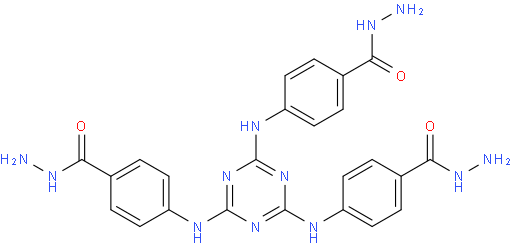 4,4',4'-(1,3,5-三嗪-2,4,6-三基三亞氨基)三-苯甲酸-1,1', 1''-三酰肼