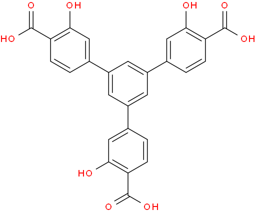 4-[3,5-Bis(4-carboxy-3-hydroxyphenyl)phenyl]-2-hydroxybenzoic acid