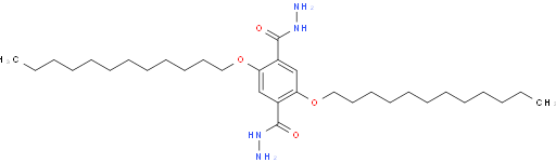 1,4-Benzenedicarboxylic acid, 2,5-bis(dodecyloxy)-, dihydrazide