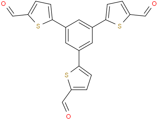 5,5',5''-(benzene-1,3,5-triyl)tris(thiophene-2-carbaldehyde)