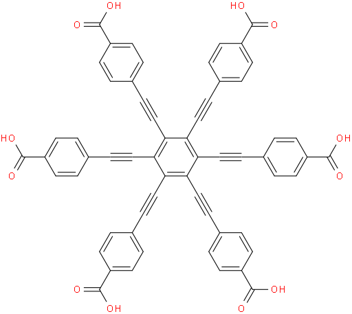 4,4',4'',4''',4'''',4'''''-(Benzene-1,2,3,4,5,6-hexaylhexakis(ethyne-2,1-diyl))hexabenzoic acid