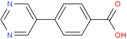 4-(Pyrimidin-5-yl)benzoic acid