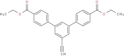 Diethyl 5'-ethynyl-[1,1':3',1''-terphenyl]-4,4''-dicarboxylate