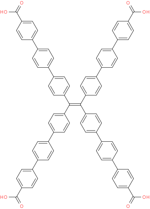 (Ethene-1,1,2,2-tetrayltetrakis([1,1':4',1''-terphenyl]-4'',4-diyl))tetraformic acid