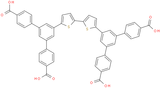 5',5''''-([2,2'-聯(lián)噻吩]-5,5'-二基)雙(([1,1':3',1''-三聯(lián)苯]-4,4''-二羧酸))