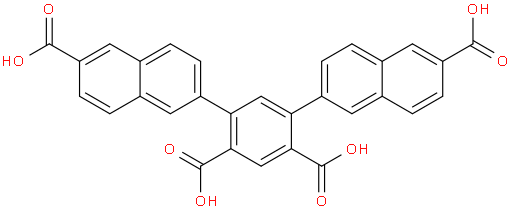 1,1'-Biphenyl]-3,5-dicarboxylicacid,3',5'-bis(6-carboxy-2-naphthalenyl)-