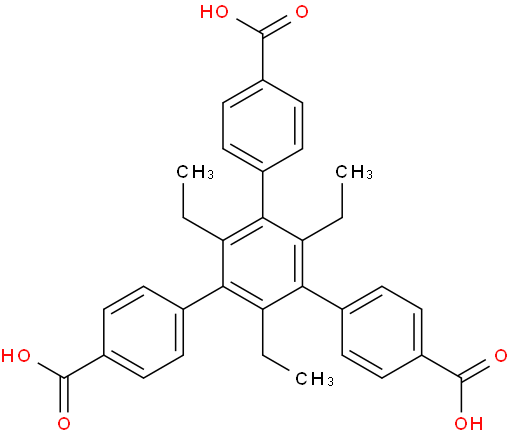 5'-(4-carboxyphenyl)-2',4',6'-triethyl-[1,1':3',1''-terphenyl]-4,4''-dicarboxylic acid