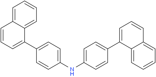 4-(Naphthalenyl)-N-[4-(1-naphthalenyl)phenyl]benzenamine