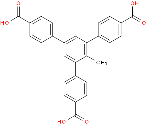 [1,1':3',1''-Terphenyl]-4,4''-dicarboxylic acid, 5'-(4-carboxyphenyl)-2'-methyl-