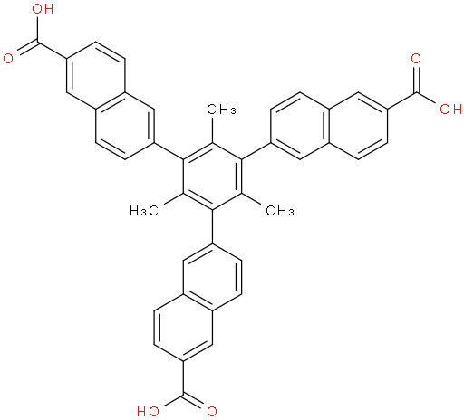 6,6',6''-(2,4,6-三甲基苯-1,3,5-三基)三(2-萘甲酸)