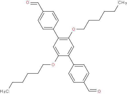 2',5'-雙(己氧基)-[1,1':4',1''-三聯(lián)苯]-4,4''-二甲醛