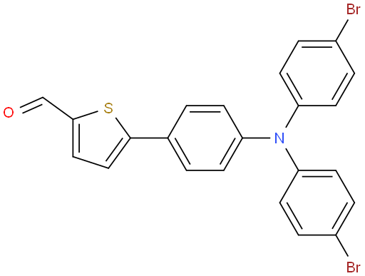 5-(4-(雙(4-溴苯基)氨基)苯基)噻吩-2-甲醛