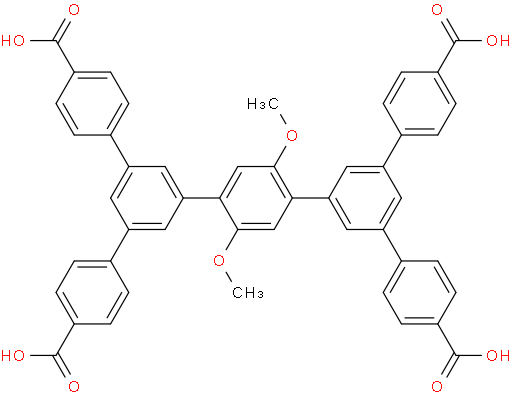 5',5'''-雙(4-羧基苯基)-2'',5''-二甲氧基-[1,1':3',1'':4'',1''':3''',1''''-五聯(lián)苯基]-4,4''''-二羧酸