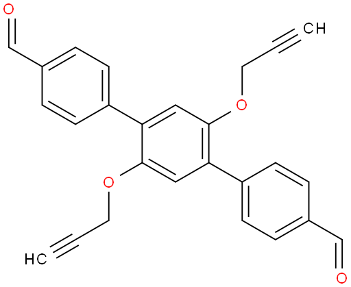 2',5'-bis(prop-2-yn-1-yloxy)-[1,1':4',1''-terphenyl]-4,4''-dicarbaldehyde