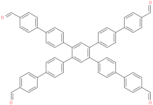 4'',5''-Bis(4'-formyl-[1,1'-biphenyl]-4-yl)-[1,1':4',1'':2'',1''':4''',1''''-quinquephenyl]-4,4''''-dicarbaldehyde