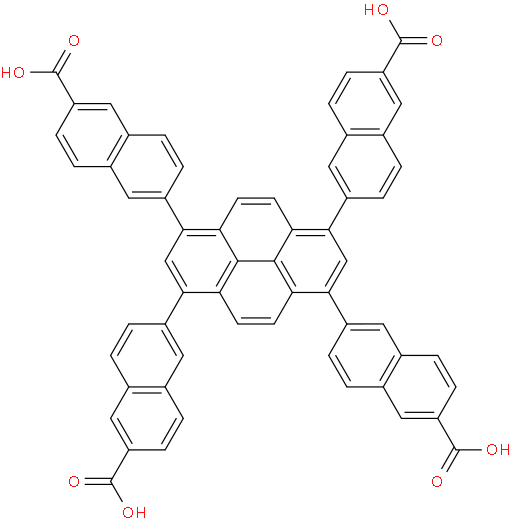 6,6',6'',6'''-(芘-1,3,6,8-四基)四(2-萘甲酸)