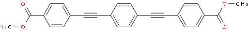 Benzoic acid, 4,4'-(1,4-phenylenedi-2,1-ethynediyl)bis-, dimethyl ester